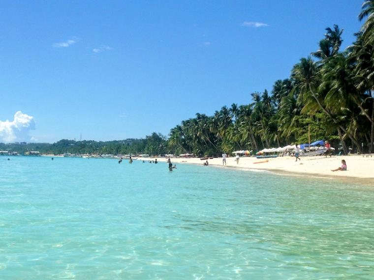 Boracay White Beach from the sea