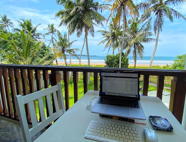 Kate Hammaren digital nomad in Sri Lanka